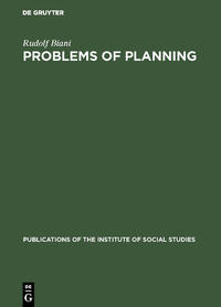 Vorderes Coverbild Problems of planning