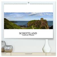 Vorderes Coverbild Schottland - Land am Wasser (hochwertiger Premium Wandkalender 2025 DIN A2 quer), Kunstdruck in Hochglanz