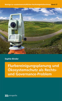 Vorderes Coverbild Flurbereinigungsplanung und Ökosystemschutz als Rechts- und Governance-Problem
