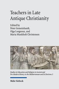 Vorderes Coverbild Teachers in Late Antique Christianity