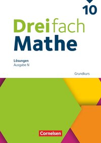 Vorderes Coverbild Dreifach Mathe - Ausgabe N - 10. Schuljahr