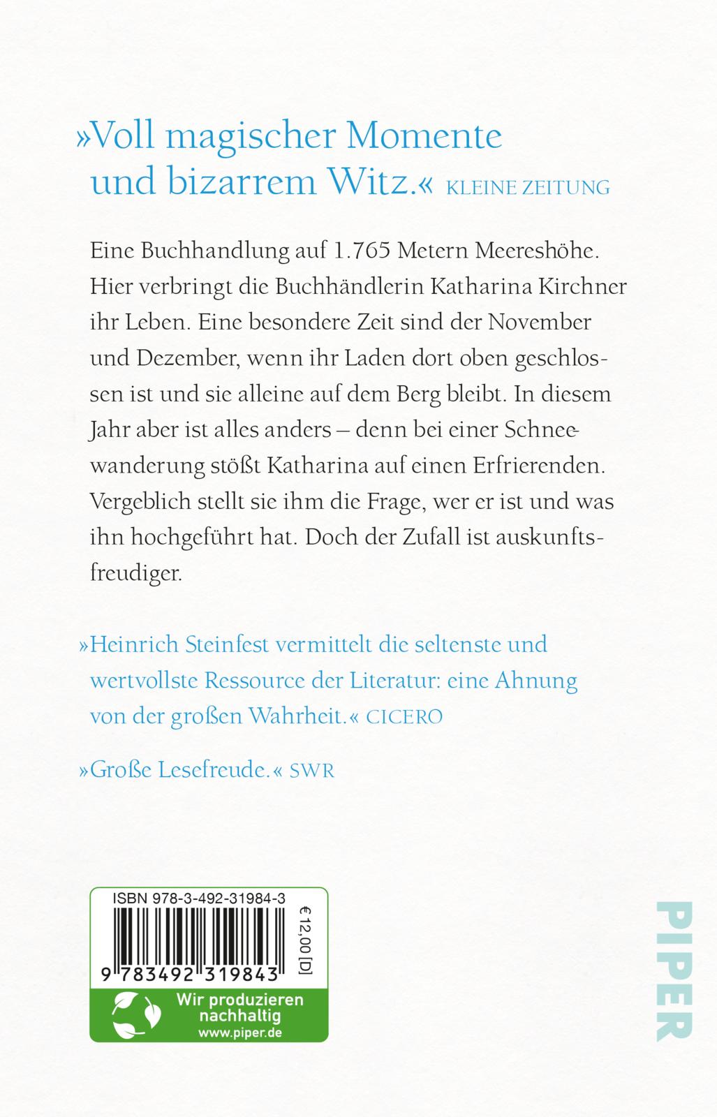 Rückseitencover Der betrunkene Berg