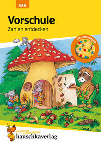 Vorderes Coverbild Vorschule Übungsheft ab 5 Jahre für Junge und Mädchen - Zahlen entdecken