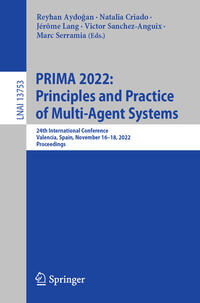 Vorderes Coverbild PRIMA 2022: Principles and Practice of Multi-Agent Systems
