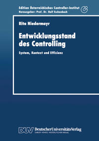 Vorderes Coverbild Entwicklungsstand des Controlling
