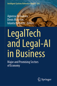 Vorderes Coverbild LegalTech and Legal-AI in Business