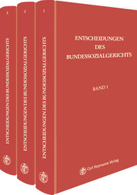 Vorderes Coverbild Entscheidungen des Bundessozialgerichts