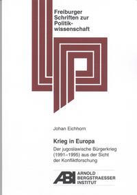 Vorderes Coverbild Krieg in Europa