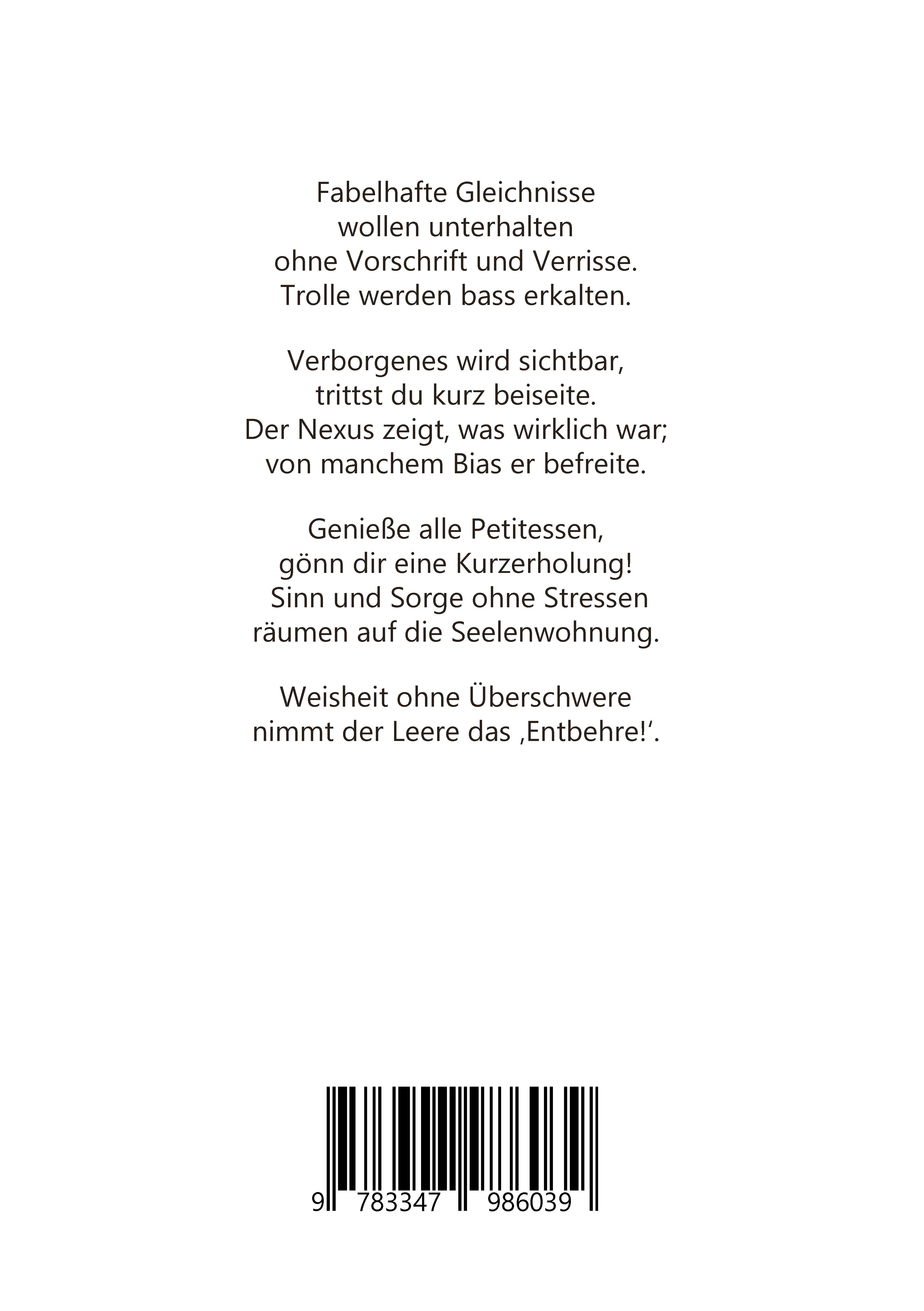 Rückseitencover Fabelhafte Freveleien