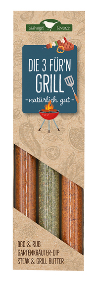 Vorderes Coverbild Die 3 für'n Grill