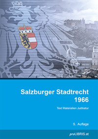 Vorderes Coverbild Salzburger Stadtrecht 1966