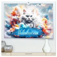 Vorderes Coverbild Wolkenkreaturen (hochwertiger Premium Wandkalender 2025 DIN A2 quer), Kunstdruck in Hochglanz