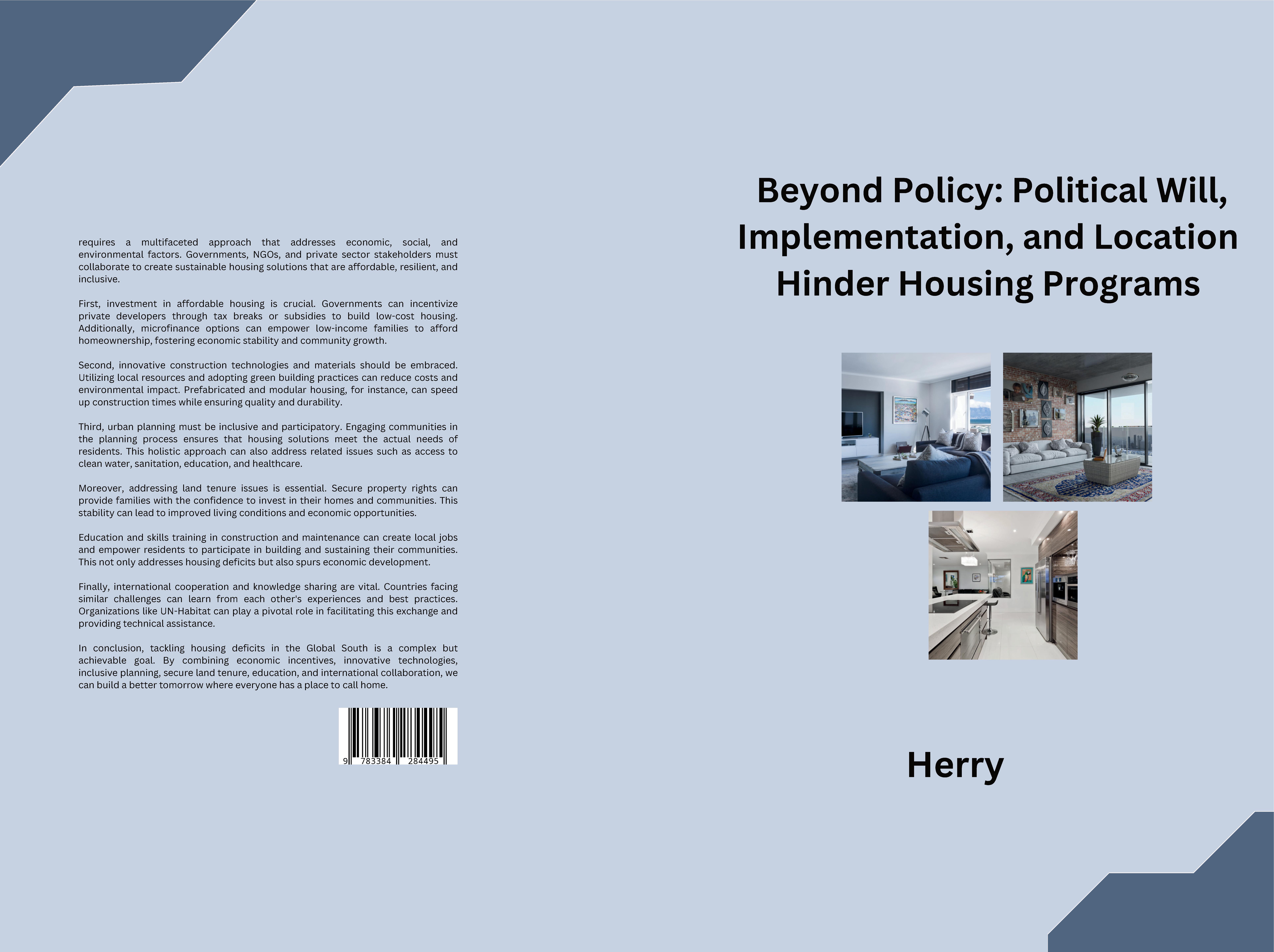 Gesamtes Coverbild Beyond Policy: Political Will, Implementation, and Location Hinder Housing Programs
