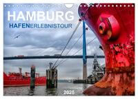 Vorderes Coverbild Hamburg Hafenerlebinstour (Wandkalender 2025 DIN A4 quer), CALVENDO Monatskalender