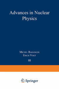 Vorderes Coverbild Advances in Nuclear Physics