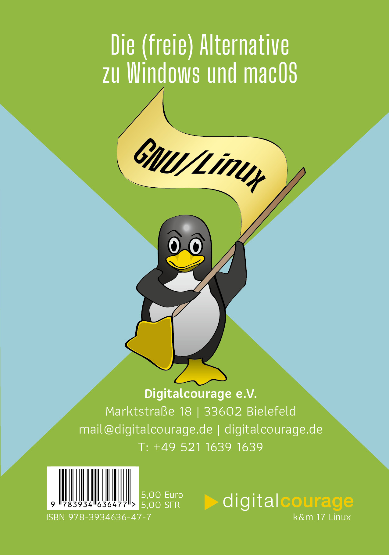 Rückseitencover Einfach. Linux.