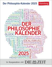 Vorderes Coverbild Der Philosophie-Kalender Tagesabreißkalender 2025