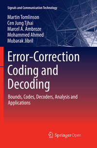 Vorderes Coverbild Error-Correction Coding and Decoding