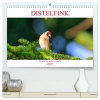 Vorderes Coverbild Distelfink (hochwertiger Premium Wandkalender 2025 DIN A2 quer), Kunstdruck in Hochglanz
