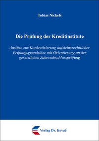 Vorderes Coverbild Die Prüfung der Kreditinstitute