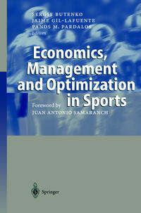 Vorderes Coverbild Economics, Management and Optimization in Sports