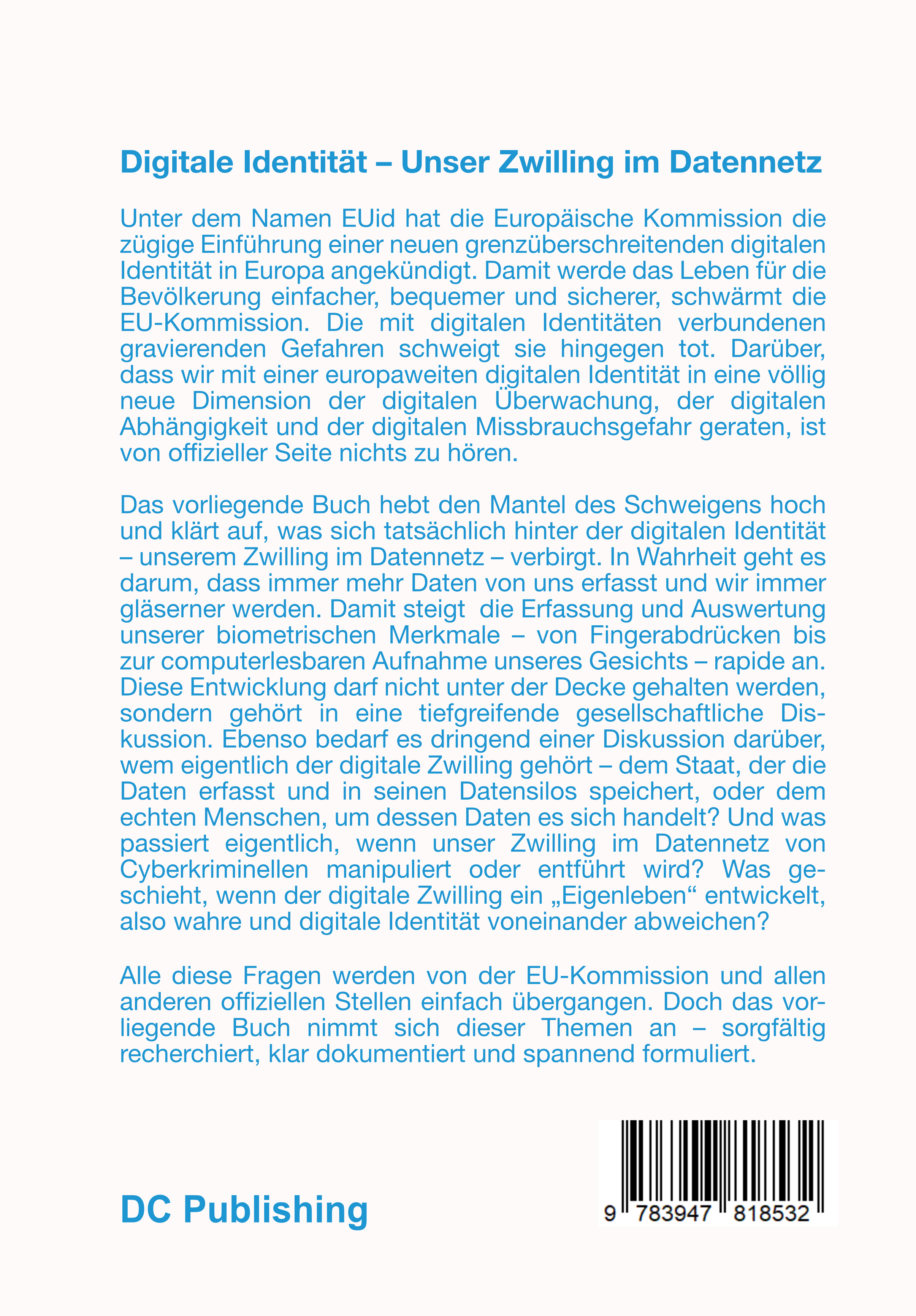 Rückseitencover Digitale Identität