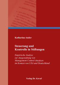 Vorderes Coverbild Steuerung und Kontrolle in Stiftungen