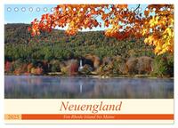 Vorderes Coverbild Neuengland - Von Rhode Island bis Maine (Tischkalender 2025 DIN A5 quer), CALVENDO Monatskalender