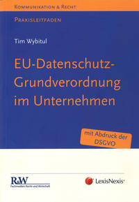 Vorderes Coverbild EU-Datenschutz-Grundverordnung im Unternehmen