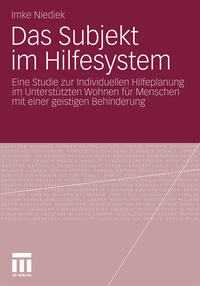 Vorderes Coverbild Das Subjekt im Hilfesystem