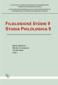 Vorderes Coverbild Filologické štúdie 9