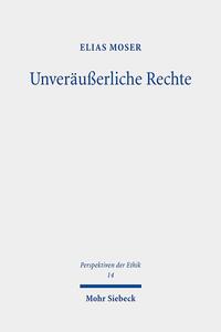Vorderes Coverbild Unveräußerliche Rechte