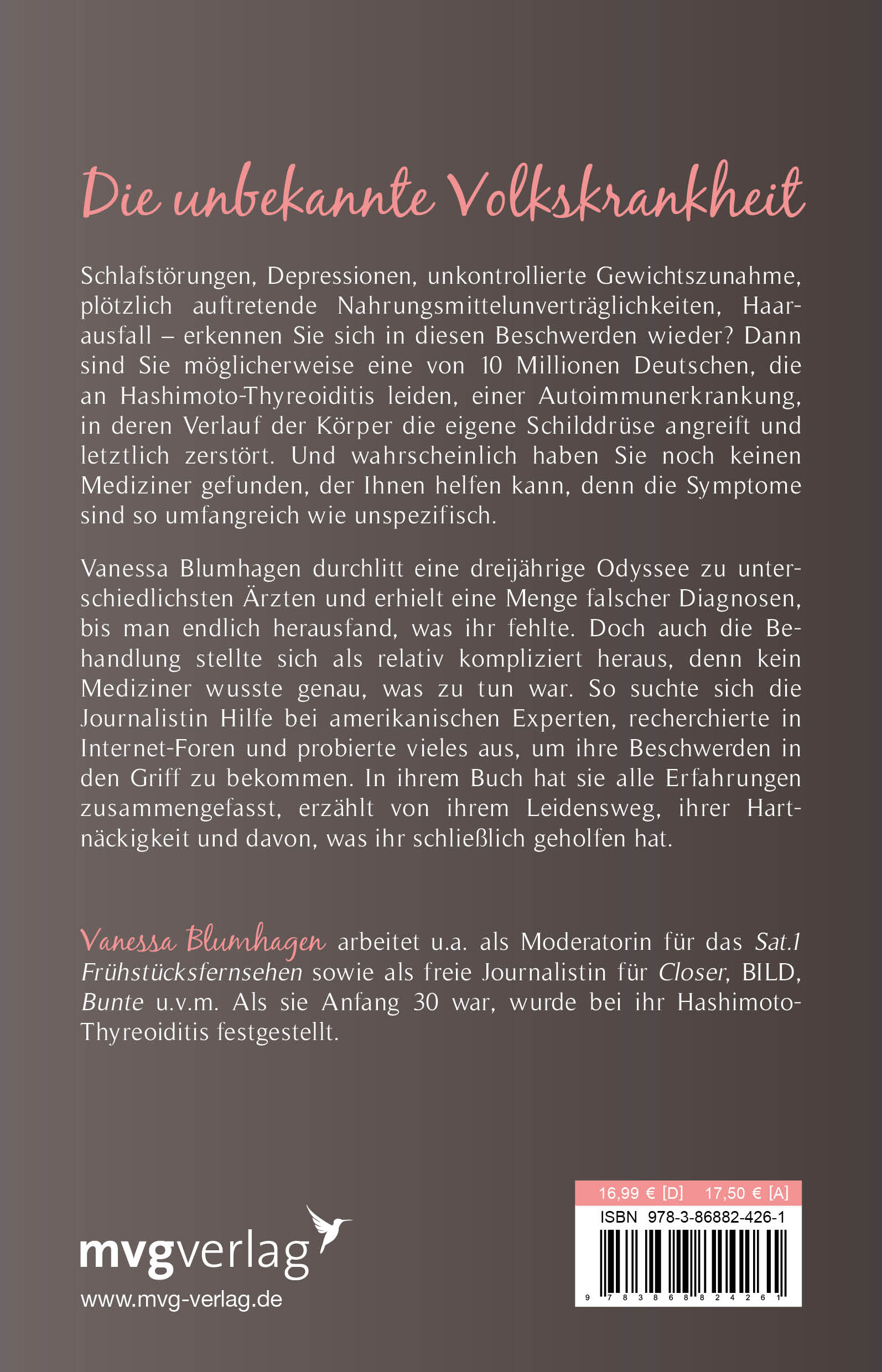 Rückseitencover Jeden Tag wurde ich dicker und müder