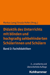 Vorderes Coverbild Didaktik des Unterrichts mit blinden und hochgradig sehbehinderten Schülerinnen und Schülern