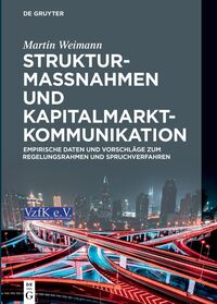 Vorderes Coverbild Strukturmaßnahmen und Kapitalmarktkommunikation