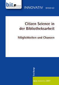 Vorderes Coverbild Citizen Science in der Bibliotheksarbeit