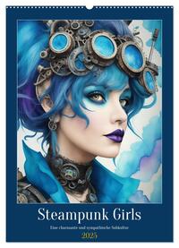 Vorderes Coverbild Steam-Punk-Girls - Eine charmante und sympathische Subkultur (Wandkalender 2025 DIN A2 hoch), CALVENDO Monatskalender