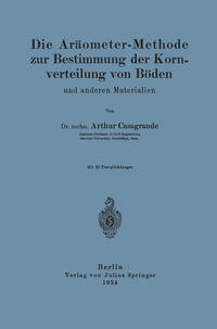 Vorderes Coverbild Die Aräometer-Methode zur Bestimmung der Kornverteilung von Böden und anderen Materialien