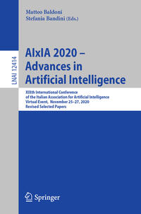 Vorderes Coverbild AIxIA 2020 – Advances in Artificial Intelligence