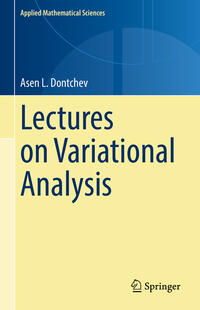 Vorderes Coverbild Lectures on Variational Analysis