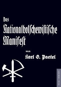 Vorderes Coverbild Das Nationalbolschewistische Manifest