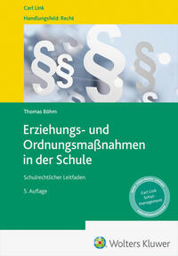 Vorderes Coverbild Erziehungs- und Ordnungsmaßnahmen in der Schule