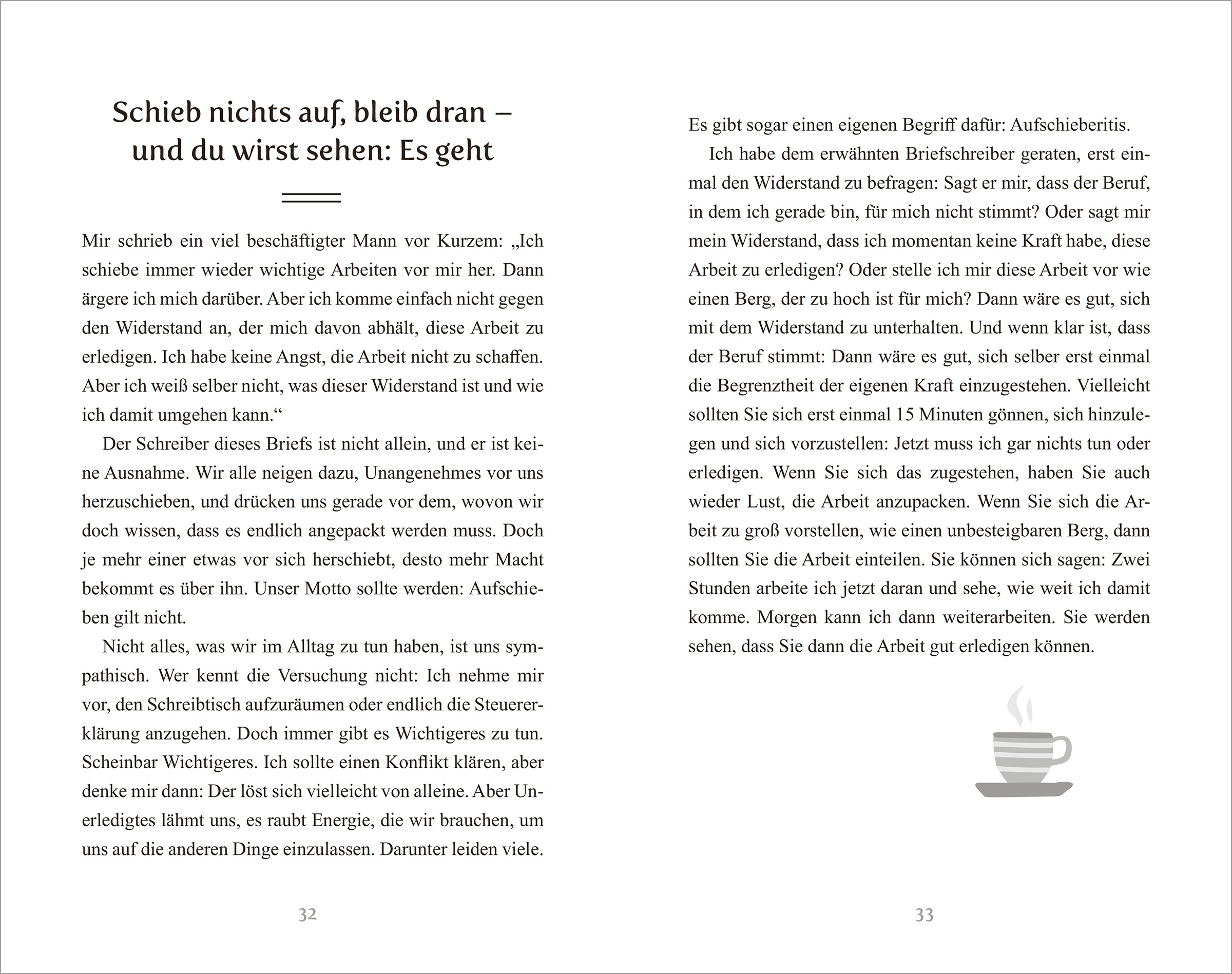 Beispielinhalt (Bild) Was im Alltag gut tut