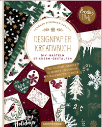 Vorderes Coverbild Designpapier-Kreativbuch Magic Winter