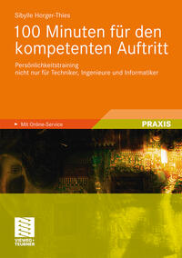 Vorderes Coverbild 100 Minuten für den kompetenten Auftritt