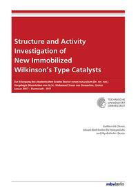 Vorderes Coverbild Structure and Activity Investigation of New Immobilized Wilkinson’s Type Catalysts