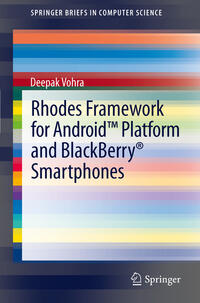 Vorderes Coverbild Rhodes Framework for Android™ Platform and BlackBerry® Smartphones