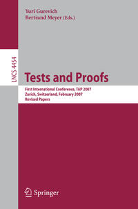 Vorderes Coverbild Tests and Proofs