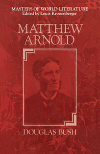 Vorderes Coverbild Matthew Arnold
