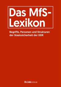 Vorderes Coverbild Das MfS-Lexikon
